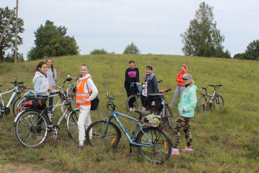 На городище деревни Зубки. 2018 год.