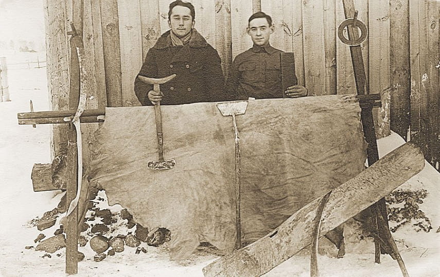 Глубокские татары-кожевники (фото 1930-х гг)