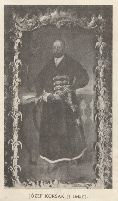 Портрет Иосифа Корсака (из книги 1935 года)