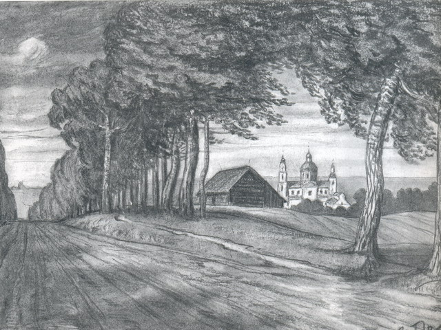 Дарога на Глыбокае.1925